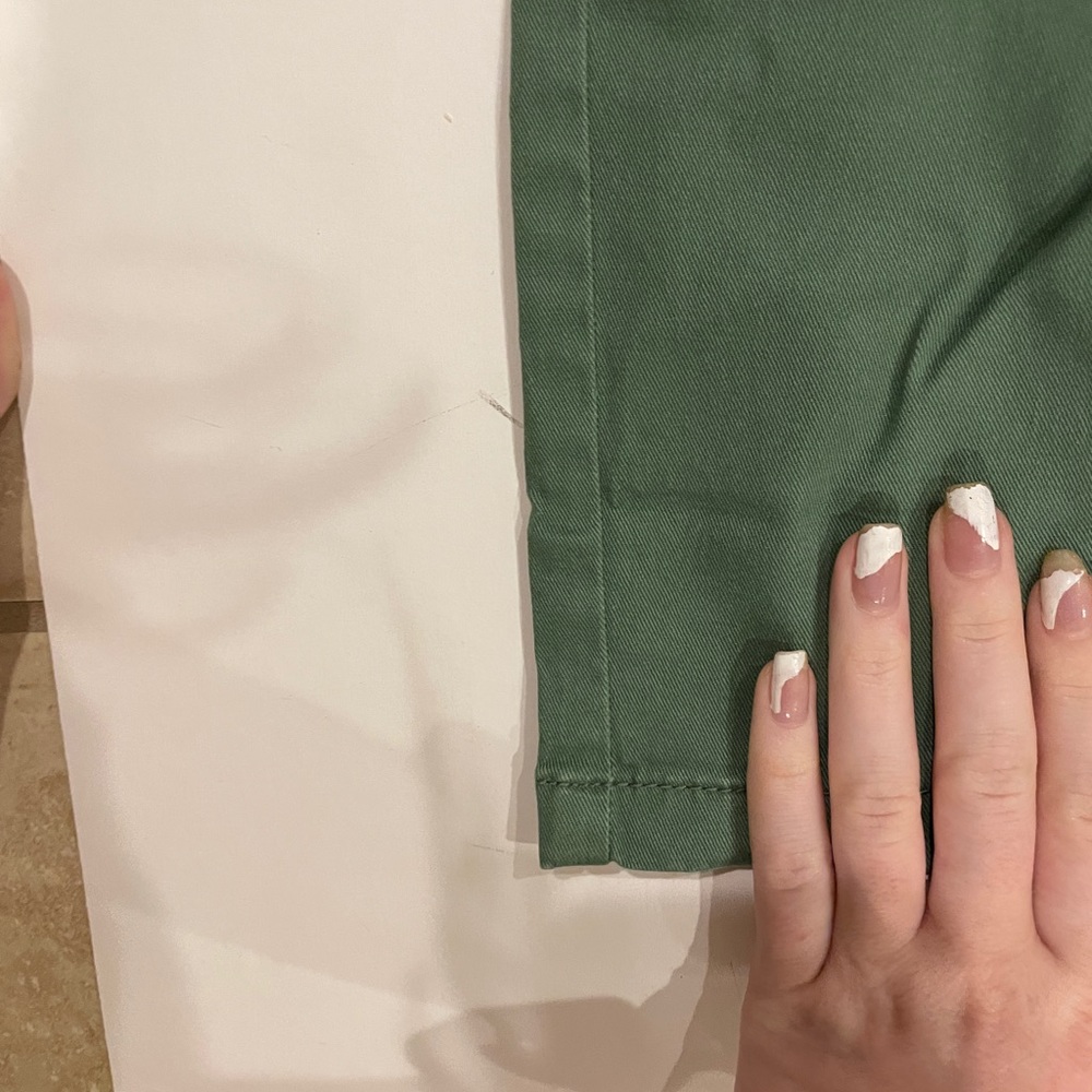 loft green pants (marisa skinny) - Picture 3 of 5